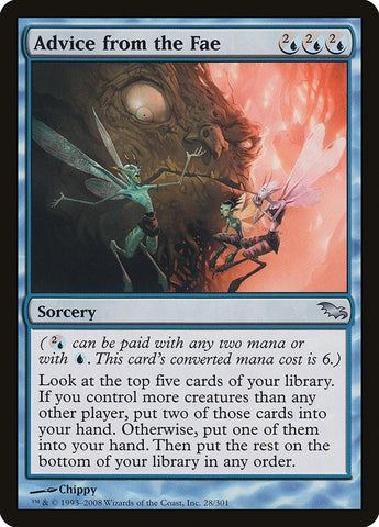 Advice from the Fae [Shadowmoor] Magic: The Gathering