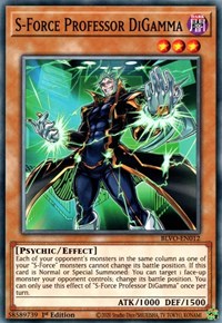 S-Force Professor DiGamma [BLVO-EN012] Common Yu-Gi-Oh!