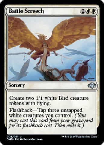 Battle Screech [Dominaria Remastered] Magic: The Gathering