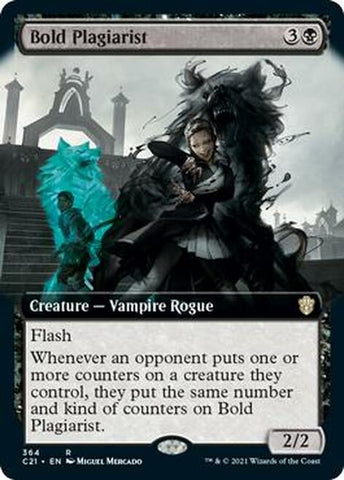 Bold Plagiarist (Extended Art) [Commander 2021] Magic: The Gathering