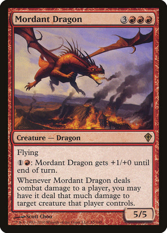 Mordant Dragon [Worldwake] Magic: The Gathering