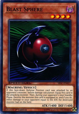 Blast Sphere [SBSC-EN027] Common Yu-Gi-Oh!