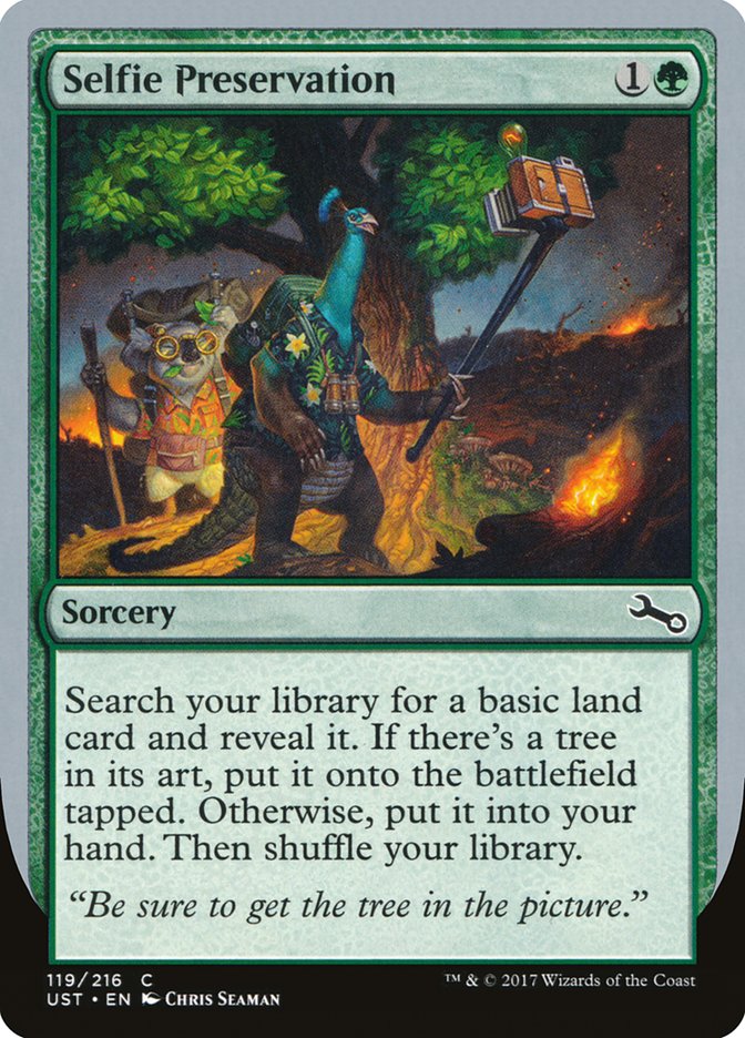 Selfie Preservation [Unstable] Magic: The Gathering