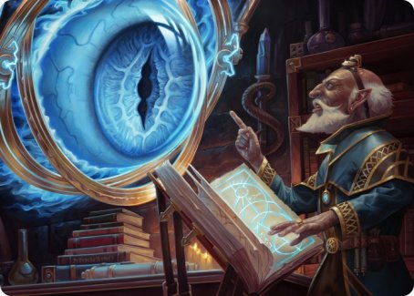 Contact Other Plane Art Card [Dungeons & Dragons: Adventures in the Forgotten Realms Art Series] Magic: The Gathering
