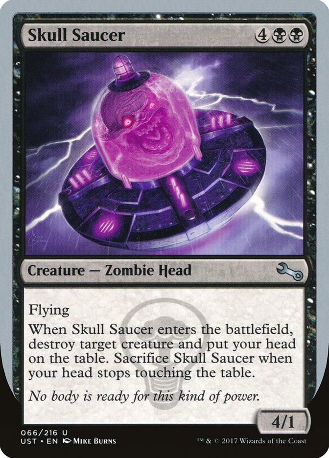 Skull Saucer [Unstable] Magic: The Gathering