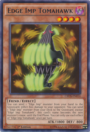Edge Imp Tomahawk [CROS-EN014] Rare Yu-Gi-Oh!