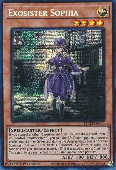 Exosister Sophia [MP23-EN255] Prismatic Secret Rare Yu-Gi-Oh!