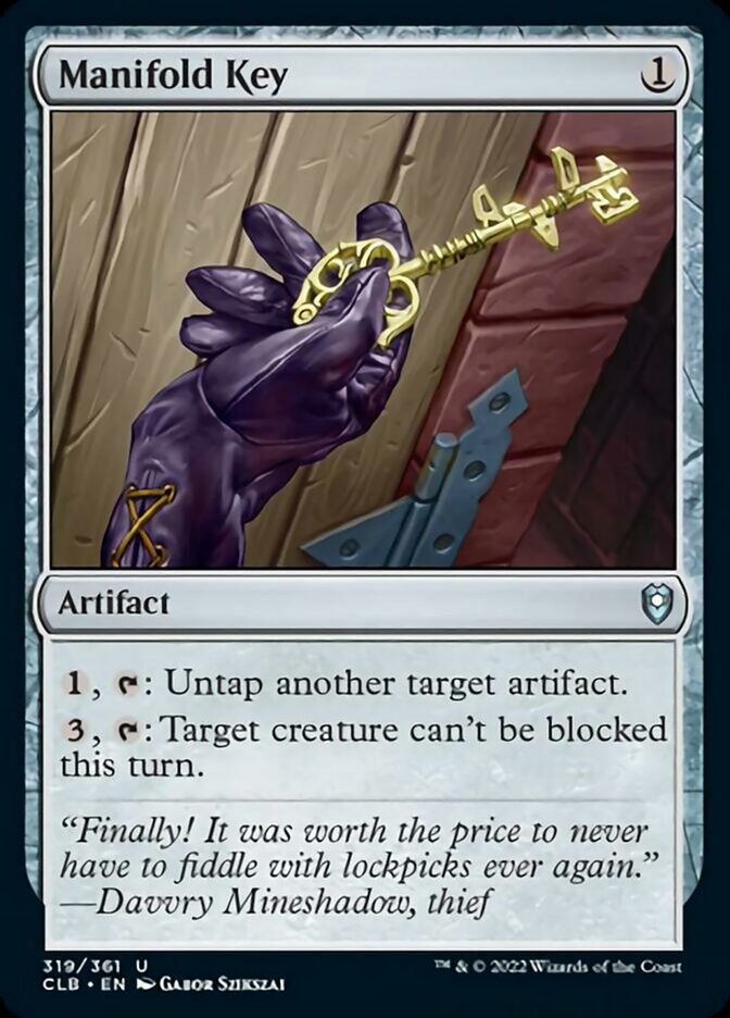 Manifold Key [Commander Legends: Battle for Baldur's Gate] Magic: The Gathering
