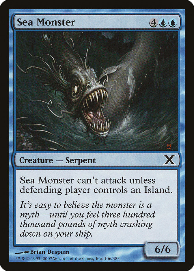 Sea Monster [Tenth Edition] Magic: The Gathering