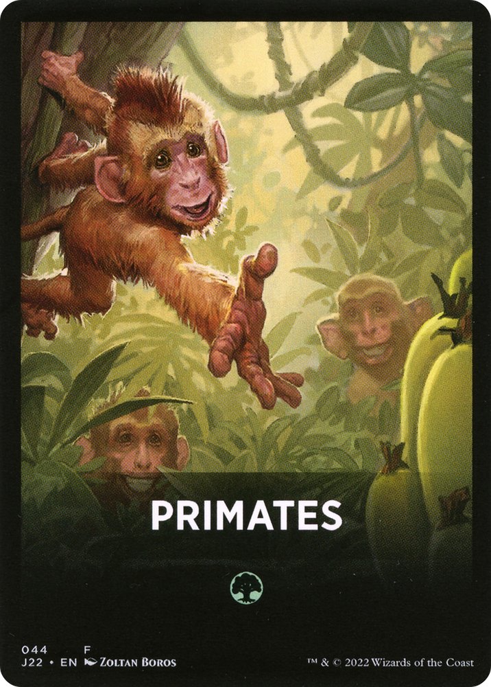 Primates Theme Card [Jumpstart 2022 Front Cards] Magic: The Gathering
