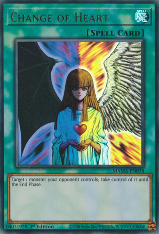 Change of Heart [MAMA-EN078] Ultra Rare Yu-Gi-Oh!