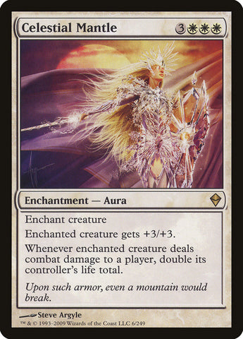 Celestial Mantle [Zendikar] Magic: The Gathering