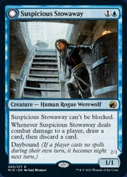 Suspicious Stowaway // Seafaring Werewolf [Innistrad: Midnight Hunt] Magic: The Gathering