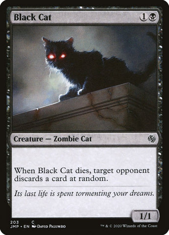 Black Cat [Jumpstart] Magic: The Gathering