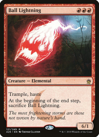 Ball Lightning [Masters 25] Magic: The Gathering
