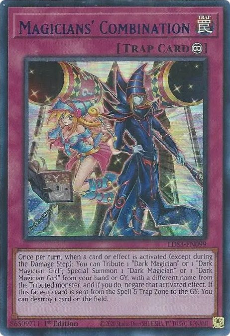 Magicians' Combination (Blue) [LDS3-EN099] Ultra Rare Yu-Gi-Oh!