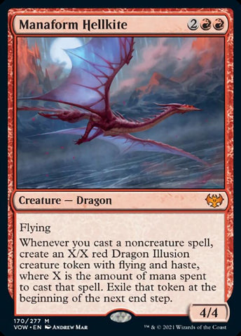 Manaform Hellkite [Innistrad: Crimson Vow] Magic: The Gathering