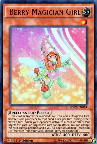 Berry Magician Girl [MVP1-EN014] Ultra Rare Yu-Gi-Oh!