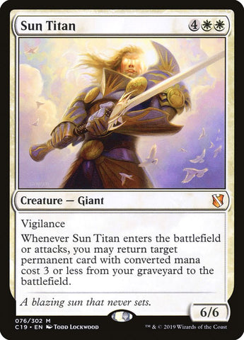 Sun Titan [Commander 2019] Magic: The Gathering
