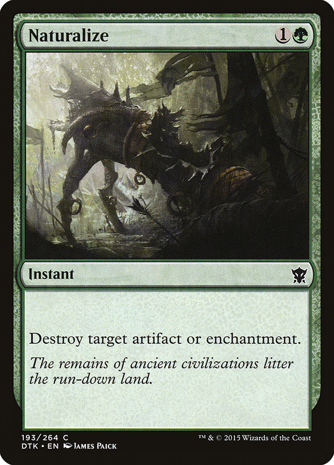Naturalize [Dragons of Tarkir] Magic: The Gathering
