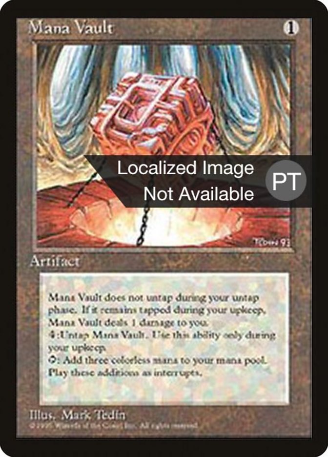 Mana Vault [Fourth Edition (Foreign Black Border)] Magic: The Gathering