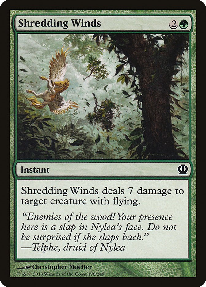 Shredding Winds [Theros] Magic: The Gathering