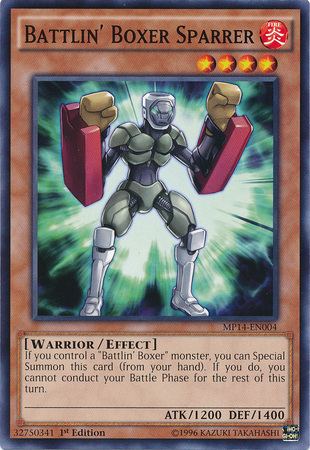 Battlin' Boxer Sparrer [MP14-EN004] Common Yu-Gi-Oh!