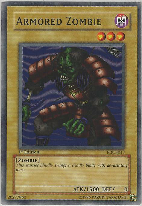 Armored Zombie [MRD-013] Common Yu-Gi-Oh!