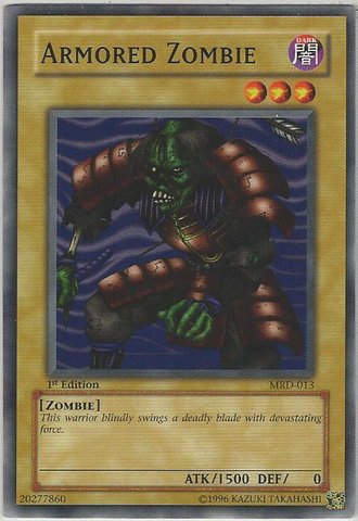 Armored Zombie [MRD-013] Common Yu-Gi-Oh!