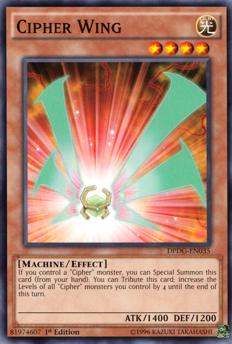 Cipher Wing [DPDG-EN035] Common Yu-Gi-Oh!