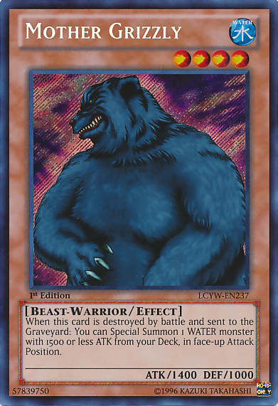 Mother Grizzly [LCYW-EN237] Secret Rare Yu-Gi-Oh!