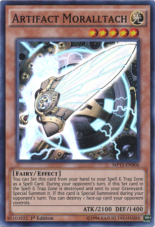 Artifact Moralltach [MP15-EN006] Super Rare Yu-Gi-Oh!