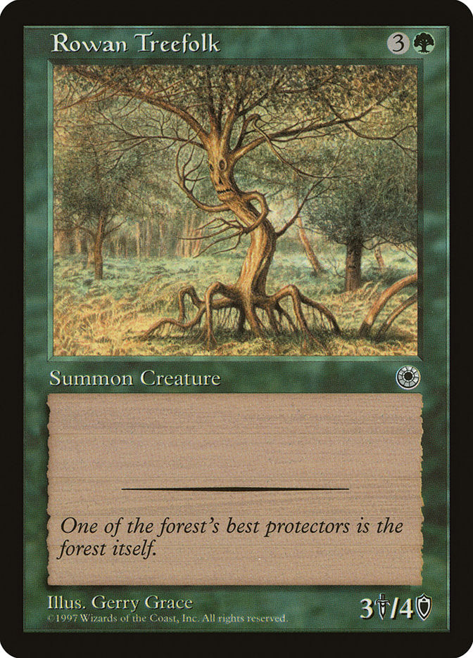 Rowan Treefolk [Portal] Magic: The Gathering