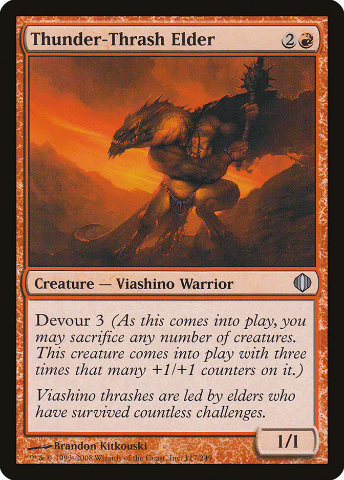 Thunder-Thrash Elder [Shards of Alara] Magic: The Gathering