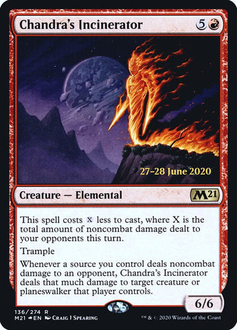 Chandra's Incinerator [Core Set 2021 Prerelease Promos] Magic: The Gathering
