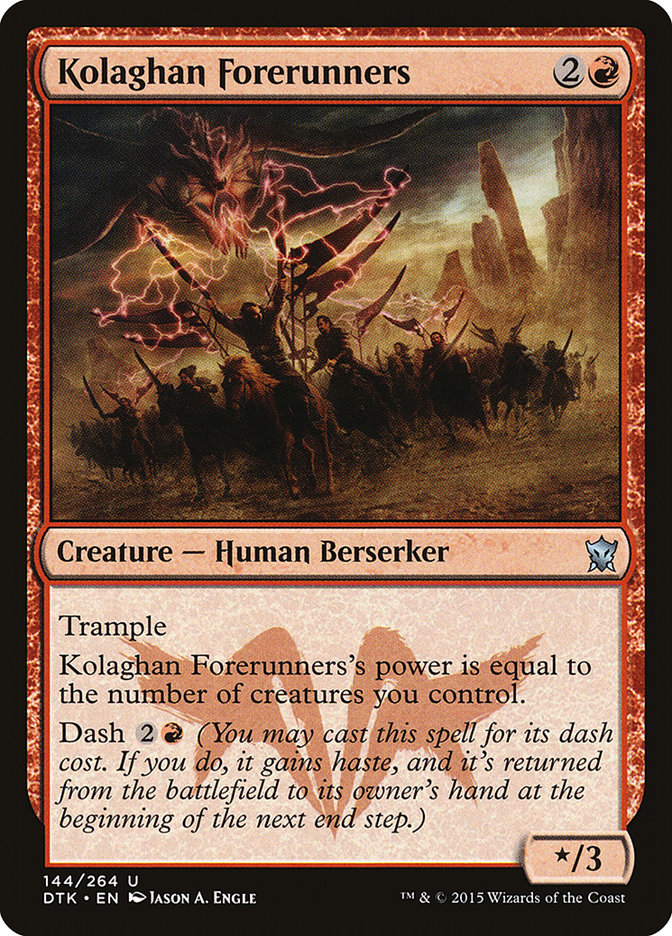 Kolaghan Forerunners [Dragons of Tarkir] Magic: The Gathering