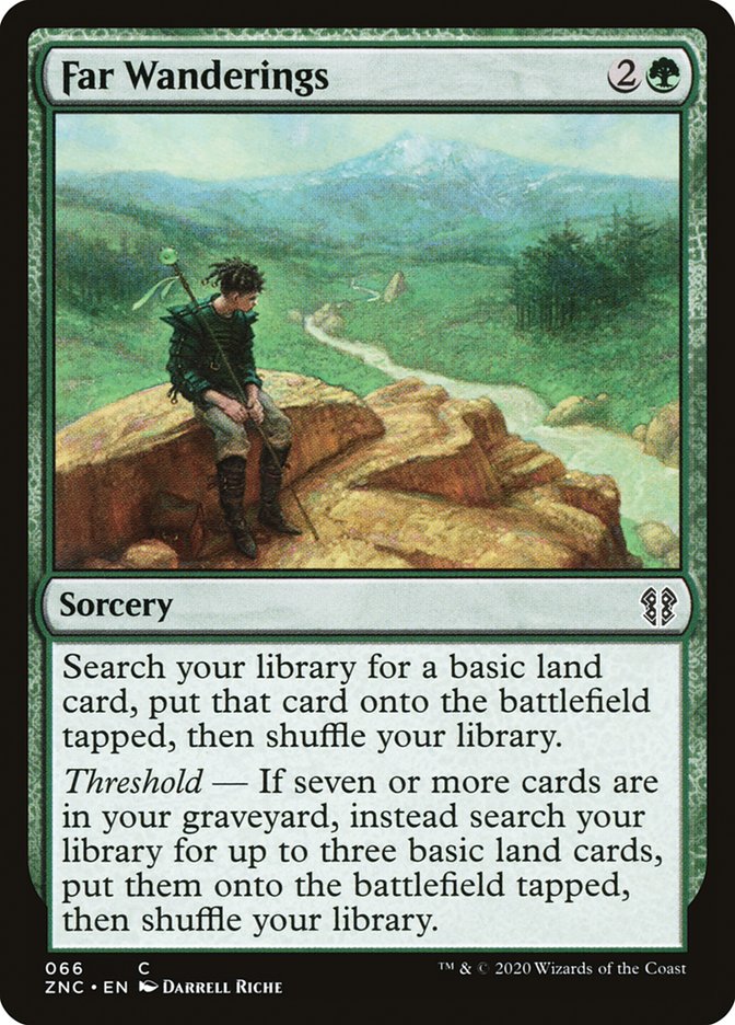 Far Wanderings [Zendikar Rising Commander] Magic: The Gathering