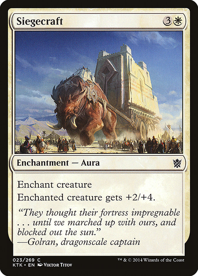 Siegecraft [Khans of Tarkir] Magic: The Gathering