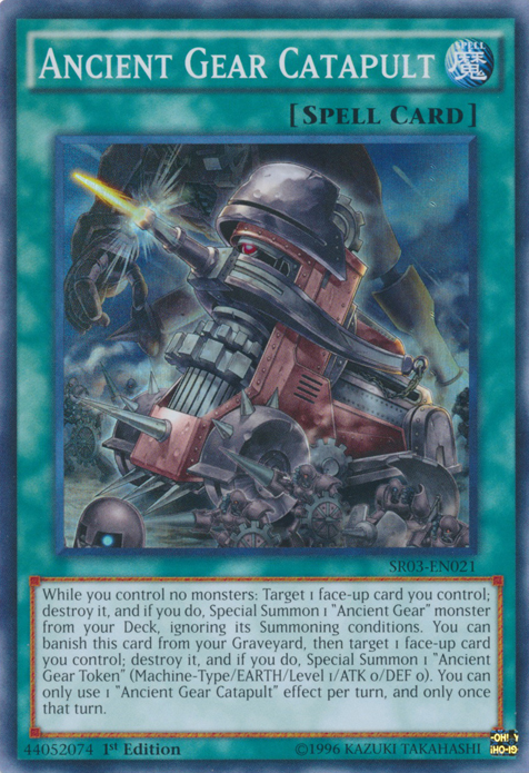 Ancient Gear Catapult [SR03-EN021] Super Rare Yu-Gi-Oh!