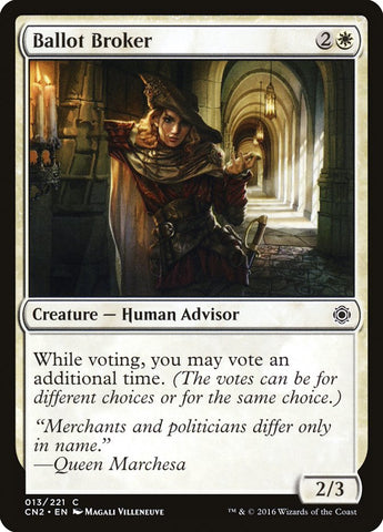 Ballot Broker [Conspiracy: Take the Crown] Magic: The Gathering