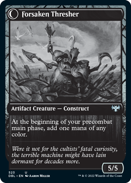 Foreboding Statue // Forsaken Thresher [Innistrad: Double Feature] Magic: The Gathering