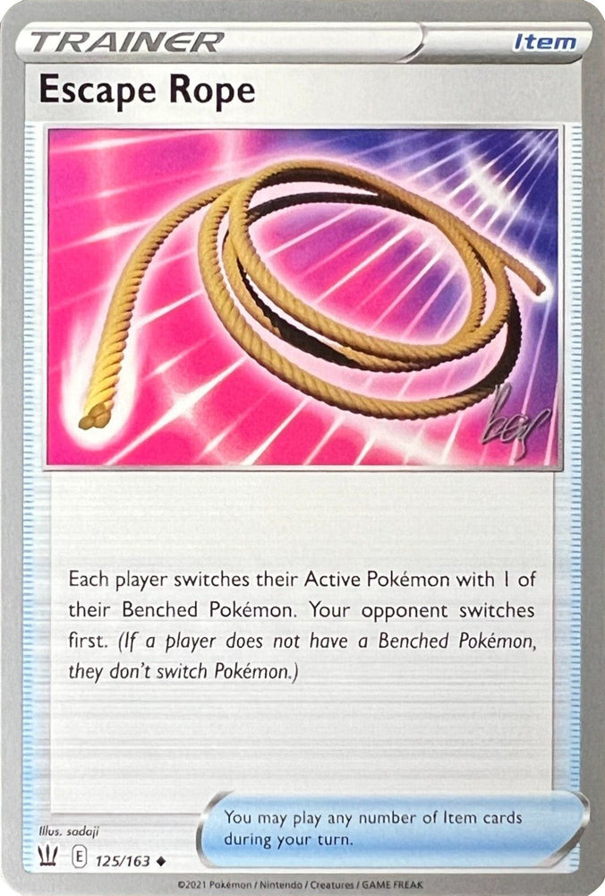 Escape Rope (125/163) (Cheryl Again - Sebastian Lashmet) [World Championships 2022] Pokémon