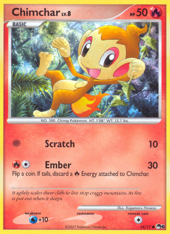 Chimchar (14/17) [POP Series 6] Pokémon
