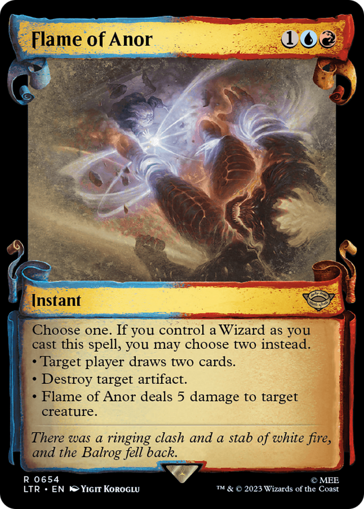 Flame of Anor [The Lord of the Rings: Tales of Middle-Earth Showcase Scrolls] Magic: The Gathering