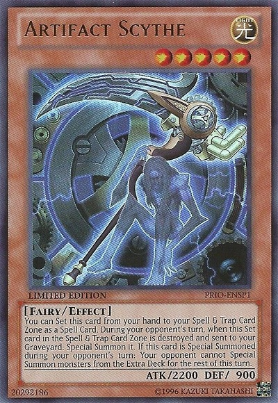 Artifact Scythe [PRIO-ENSP1] Ultra Rare Yu-Gi-Oh!