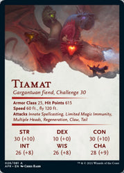 Tiamat Art Card [Dungeons & Dragons: Adventures in the Forgotten Realms Art Series] Magic: The Gathering