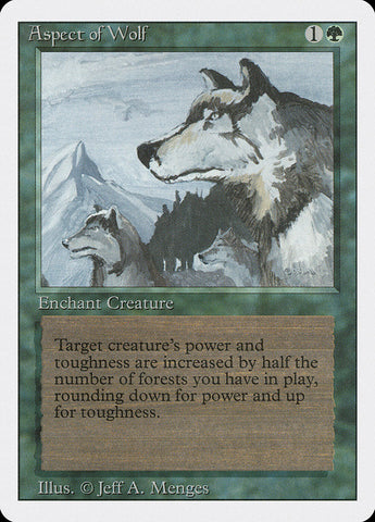 Aspect of Wolf [Revised Edition] Magic: The Gathering