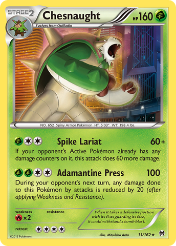 Chesnaught (11/162) [XY: BREAKthrough] Pokémon