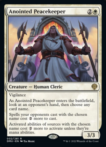 Anointed Peacekeeper [Dominaria United] Magic: The Gathering