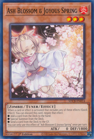 Ash Blossom & Joyous Spring [SDCB-EN014] Common Yu-Gi-Oh!
